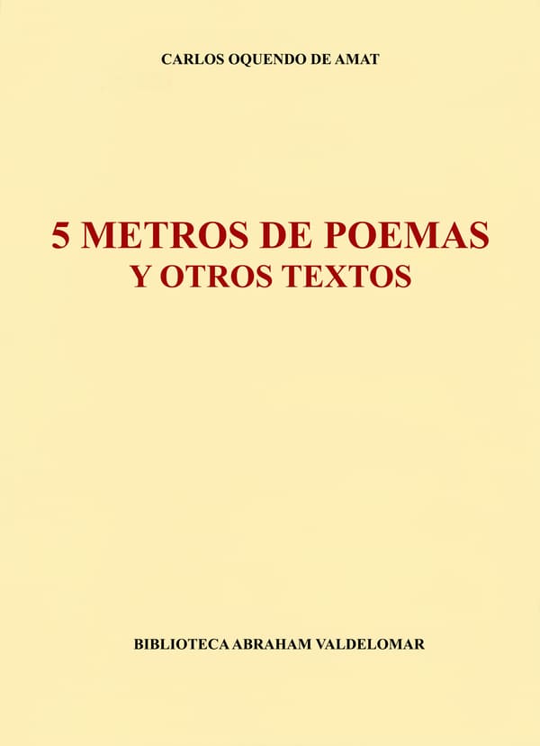 5 metros de poemas y otros textos