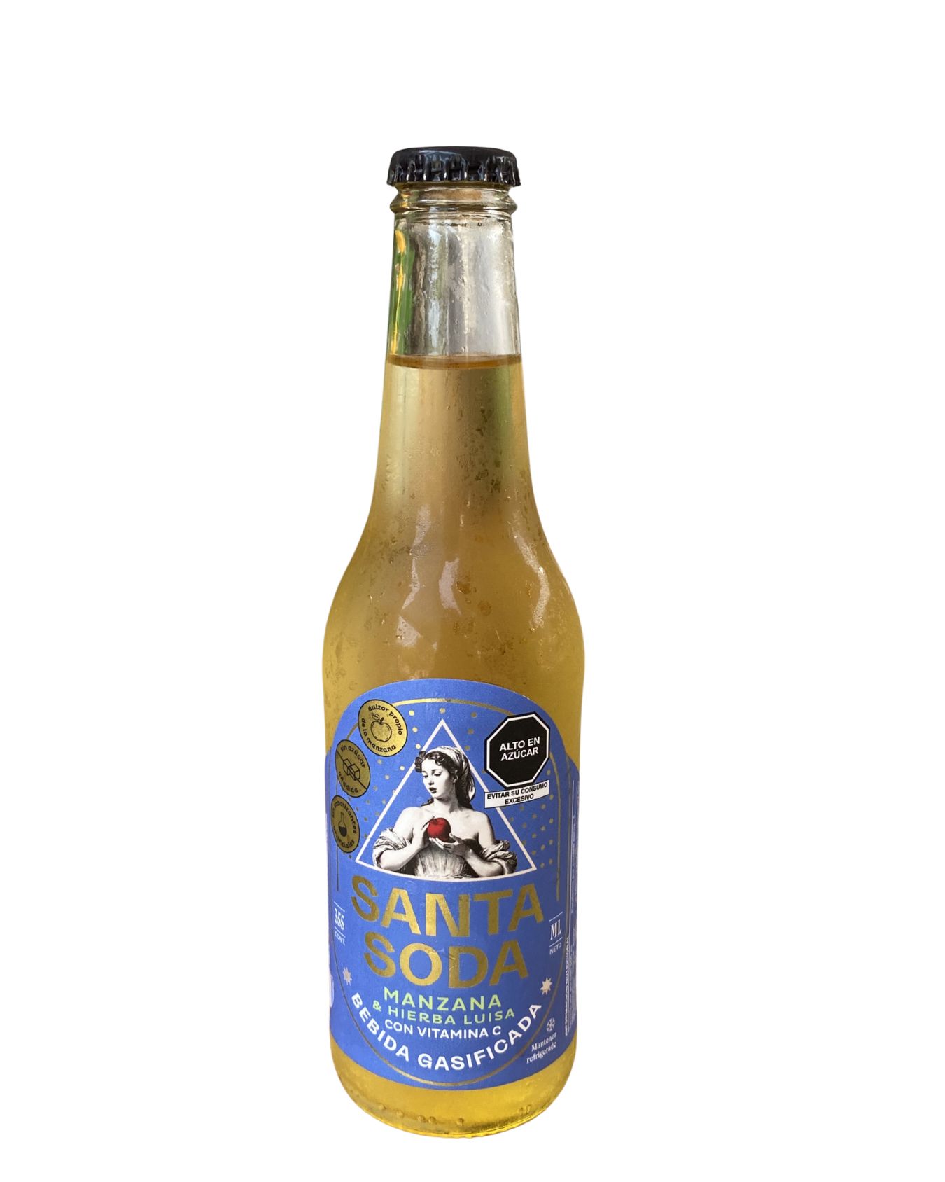 Santa Soda de Manzana y Hierba Luisa 355 ml
